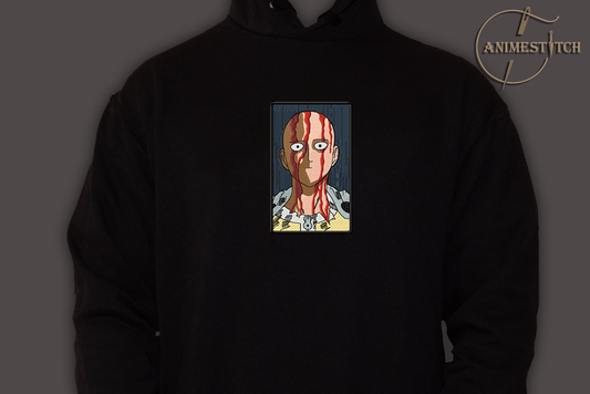 Hoodie One Punch Man Saitaima Serious