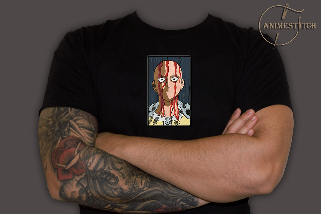 T-shirt One Punch Man Saitaima Serious