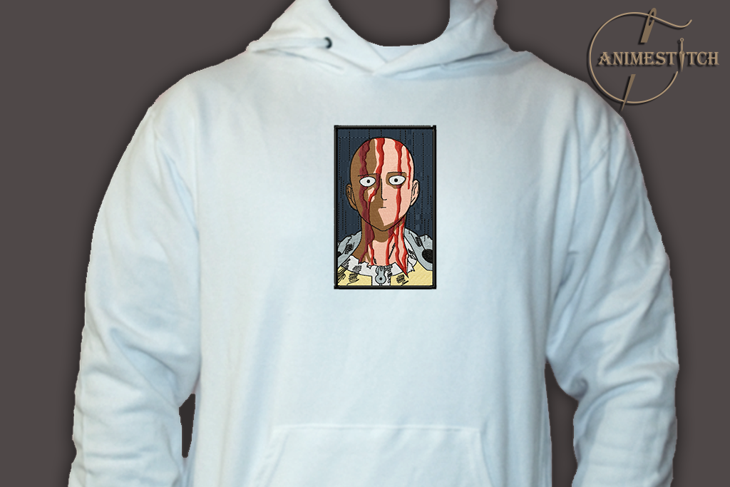 Hoodie One Punch Man Saitaima Serious