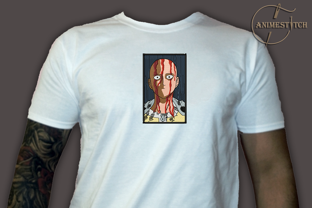 T-shirt One Punch Man Saitaima Serious