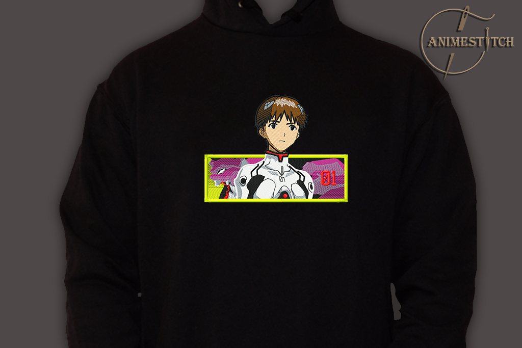 Hoodie Evangelion Shinji 01