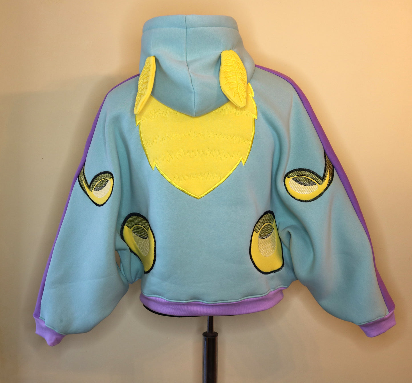 Lunar Moth Hoodie Mint
