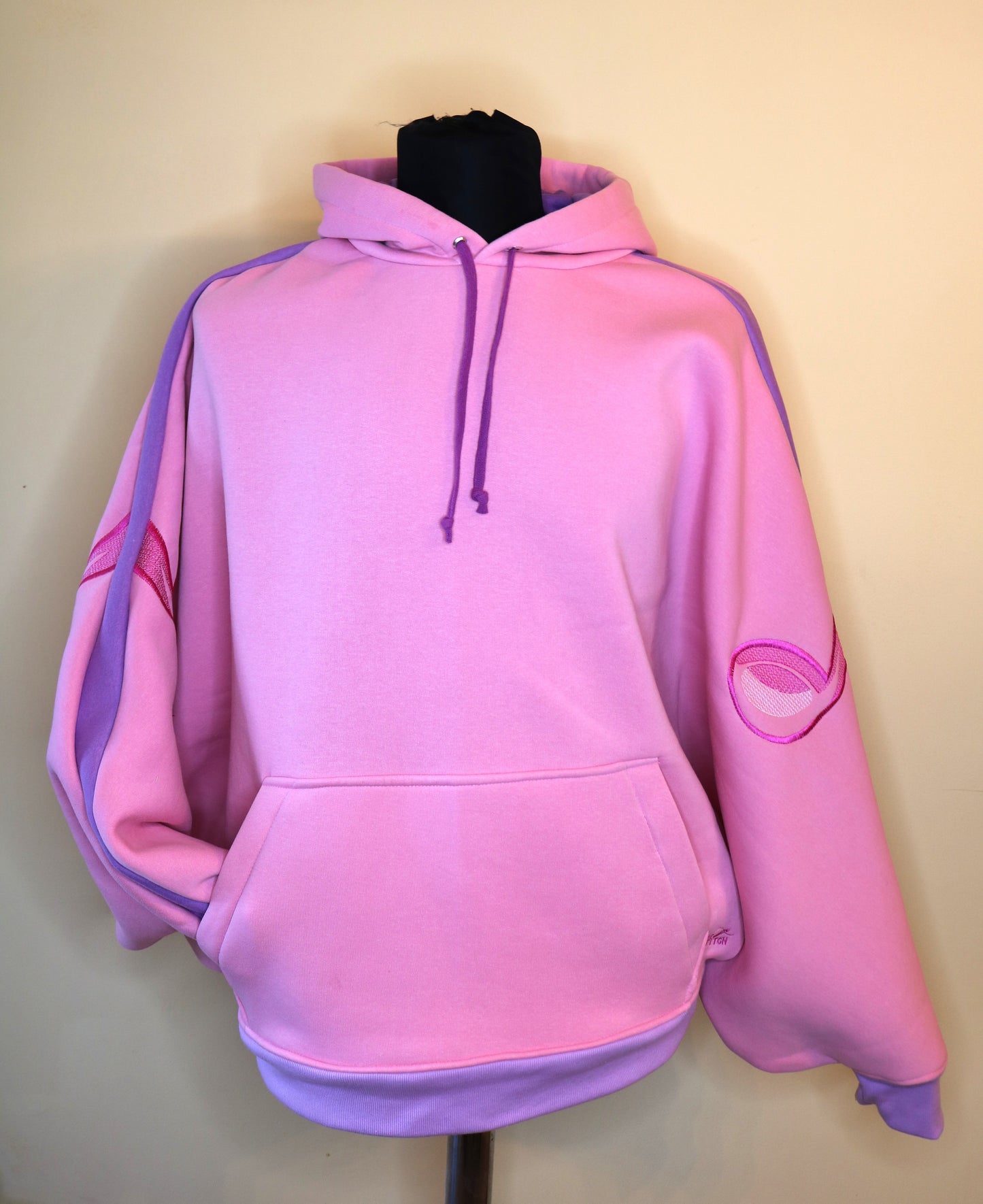 Lunar Moth Hoodie Soft Pink