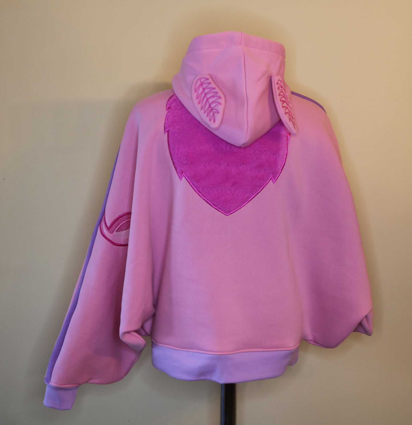 Lunar Moth Hoodie Soft Pink